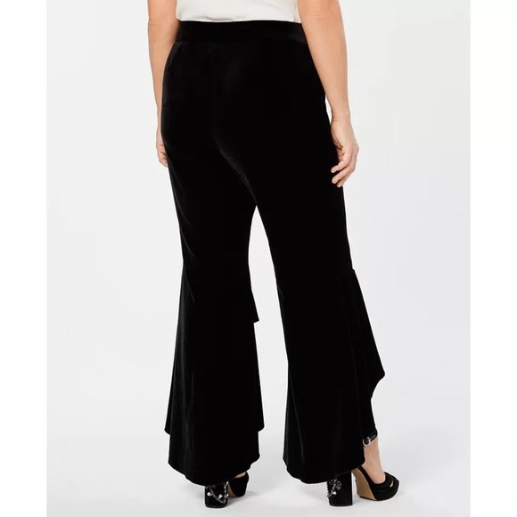 NWT Women Plus Size 20W INC International Concepts Tulip-Hem Velvet Bootcut Pant - Picture 3 of 3